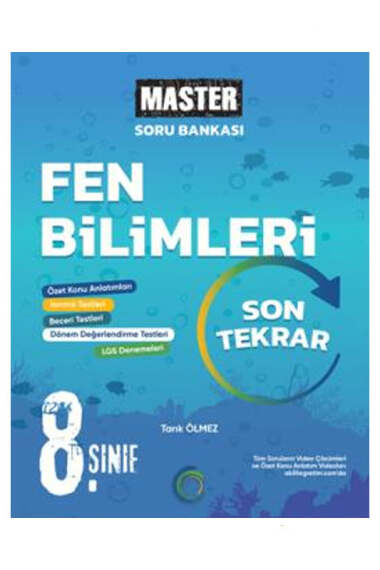 Okyanus Yayınları 2025 8.Sınıf Master Son Tekrar Fen Bilimleri Soru Bankası - 1