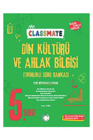 Okyanus Yayınları 2025 5.Sınıf Classmate Din Kültürü ve Ahlak Bilgisi Soru Bankası - 1