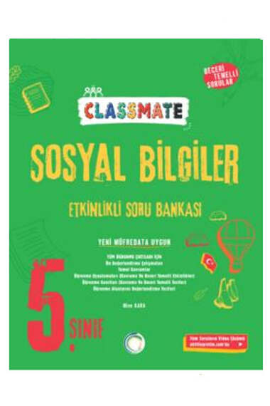 Okyanus Yayınları 2025 5.Sınıf Classmate Sosyal Bilgiler Etkinlikle Soru Bankası - 1