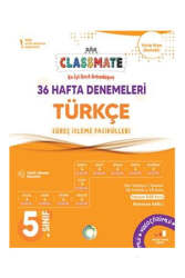 Okyanus Yayınları 5. Sınıf Türkçe Classmate 36 Hafta Denemeleri - Okyanus Yayınları