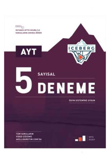 Okyanus Yayınları AYT Iceberg Sayısal 5 Deneme - 1
