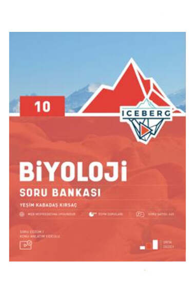 Okyanus Yayınları 10.Sınıf Iceberg Biyoloji Soru Bankası - 1