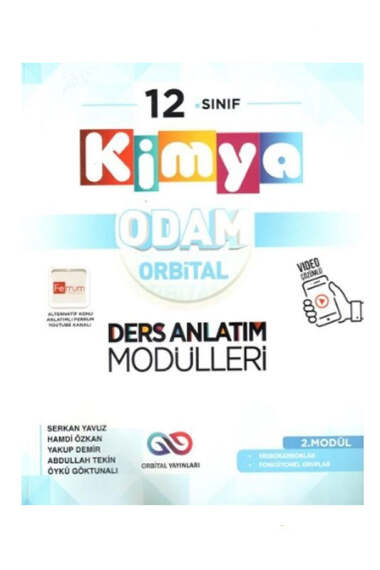 Orbital Yayınları 2025 12.Sınıf Kimya Odam Ders Anlatım Modülleri (2.Modül) - 1