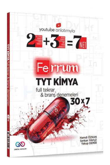 Orbital Yayınları TYT Kimya Ferrum 30 x 7 Branş Denemeleri - 1