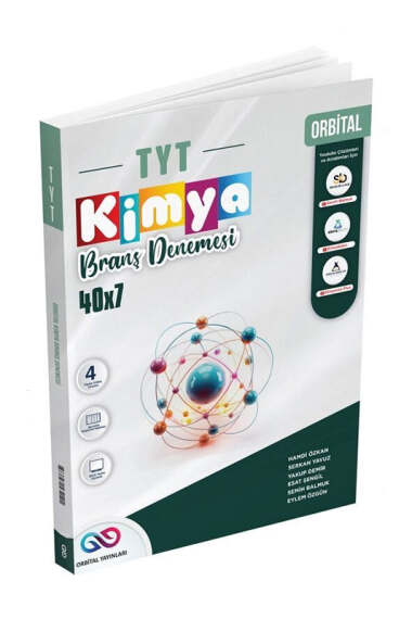 Orbital Yayınları TYT Kimya 40 x 7 Branş Denemeleri - 1