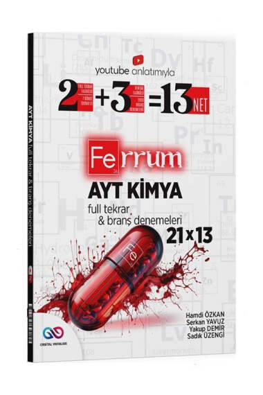 Orbital Yayınları AYT Kimya Ferrum 21x13 Branş Denemeleri - 1