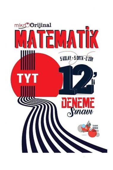 Orjinal Yayınları 2024 Mikro TYT Matematik 12 Deneme Sınavı - 1