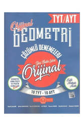 Orjinal Yayınları 2024 TYT-AYT Geometri 20 Deneme - Orijinal Yayınları