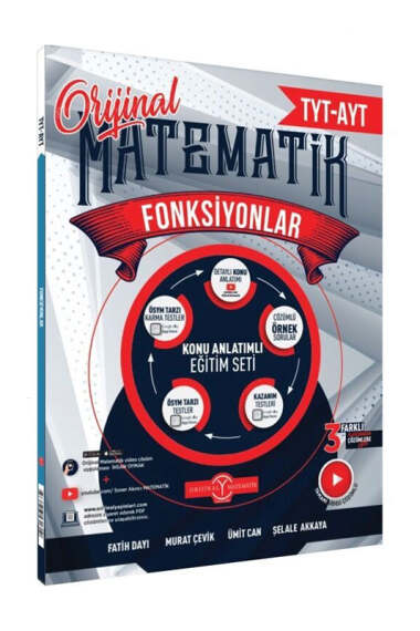 Orijinal Yayınları TYT AYT Matematik Fonksiyonlar Konu Anlatımlı Eğitim Seti - 1