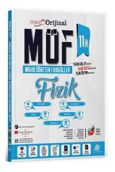 Orijinal Yayınları 11.Sınıf Fizik MÖF Mikro Öğreten Fasiküller - 1