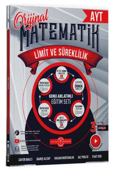 Orijinal Yayınları AYT Matematik Limit ve Süreklilik - 1
