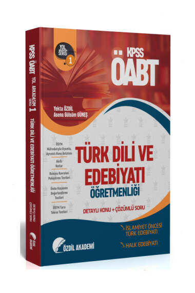 Özdil Akademi Yayınları ÖABT Türk Dili ve Edebiyatı 1.Kitap Halk Edebiyatı Konu Anlatımlı Soru Bankası - 1