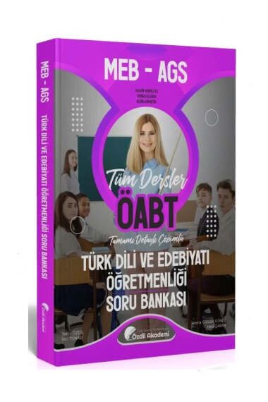 Özdil Akademi Yayınları MEB-AGS ÖABT Türk Dili ve Edebiyatı Öğretmenliği Soru Bankası - 1