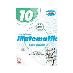 ​Palme Yayınları 10. Sınıf Fen Liseleri Matematik Soru Kitabı - Palme Yayıncılık