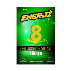 Palme Yayınları 8. Sınıf Türkçe Enerji 8+8 Deneme Sınavı - Palme Yayıncılık