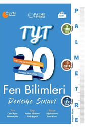 Palme Yayınları TYT Fen Bilimleri Palmetre Serisi 20 Deneme Video Çözümlü - Palme Yayıncılık