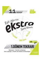 Palme Yayınları 11. Sınıf Eşit Ağırlık 1. Dönem Tekrarı Ekstra Soru Bankası - Palme Yayıncılık