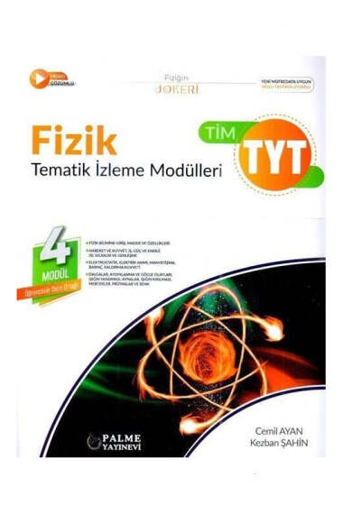 Palme Yayınları 2025 TYT Fizik Tematik İzleme Modülleri - 1