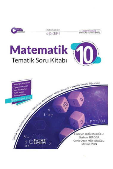 Palme Yayınları 10.Sınıf Joker Matematik Tematik Soru Bankası - 1