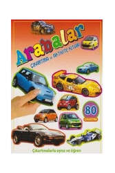 Parıltı Yayınları Arabalar-Çıkartma ve Aktivite Kitabı - Parıltı Yayıncılık