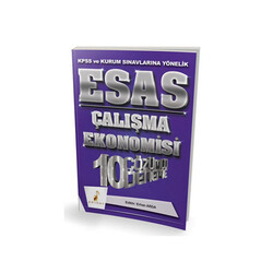 ​Pelikan Yayıncılık 2018 KPSS ve Kurum Sınavlarına Yönelik ESAS Çalışma Ekonomisi 10 Çözümlü Deneme - Pelikan Yayınları