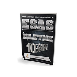 ​Pelikan Yayıncılık 2018 KPSS ve Kurum Sınavlarına Yönelik ESAS İşletme 10 Çözümlü Deneme - Pelikan Yayınları