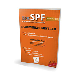 Pelikan Yayınevi SPK - SPF Gayrimenkul Mevzuatı Konu Anlatımlı Soru Bankası 1019 - Pelikan Yayınları