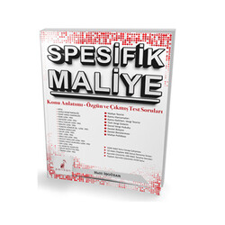 Pelikan Yayıncılık Spesifik Maliye Konu Anlatımı Özgün ve Çıkmış Test Soruları - Pelikan Yayınları