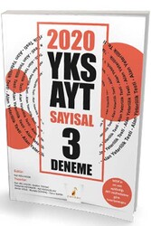 Pelikan Yayınları 2020 YKS AYT Sayısal 3 Deneme Sınavı - Pelikan Yayınları