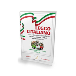 Pelikan Yayınları Leggo L`italiano Celi 3 ve YDS Sınavlarına Yönelik Okuma Anlama Yazma Hazırlık Kılavuzu - Pelikan Yayınları