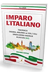 ​Pelikan Yayınları Imparo Litaliano İtalyanca Okuma Anlama ve YDS CELI Sınavlarına Hazırlık Kılavuzu A1 - Pelikan Yayınları