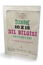 Pelikan Yayınları 2023 Tecrübe Dil Bilgisi 10x15 Tamamı Video Çözümlü Deneme - Pelikan Yayınları