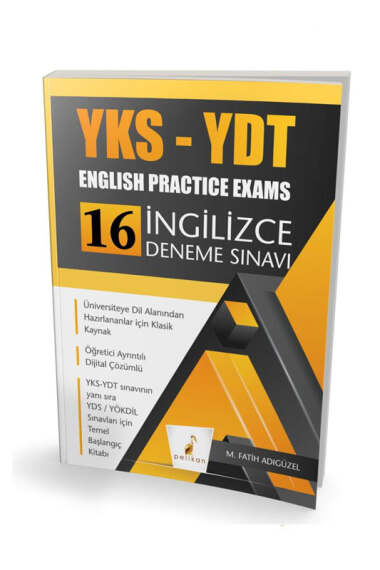 Pelikan Yayınları YKS-YDT English Practice Exams 16 İngilizce Deneme Sınavı - 1