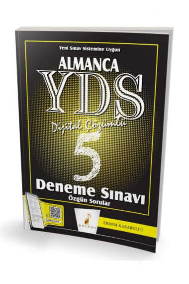 Pelikan Yayınları YDS Almanca Dijital Çözümlü 5 Deneme Sınavı - 1