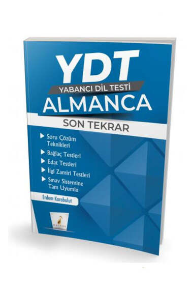 Pelikan Yayınları YDT Almanca Son Tekrar - 1