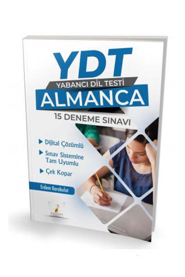 Pelikan Yayınları YDT Almanca Dijital Çözümlü 15 Deneme Sınavı Çek Kopar - 1