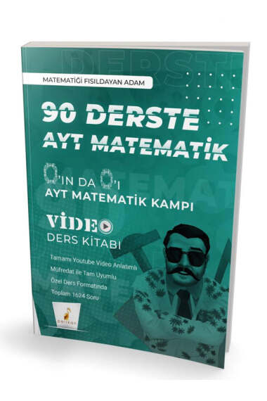 Pelikan Yayınları 2025 AYT 90 Derste Matematik Kampı Video Ders Kitabı - 1