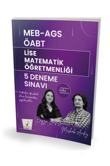 Pelikan Yayınları MEB-AGS ÖABT Lise Matematik Öğretmenliği 5 Deneme Sınavı - 1