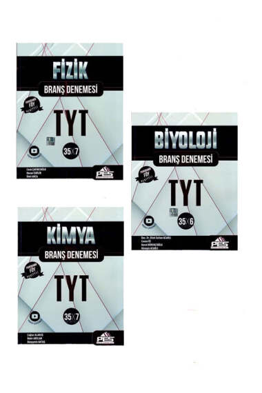 PES Yayınları TYT Fizik - Kimya - Biyoloji Deneme Seti - 1