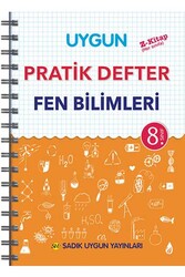 Sadık Uygun Yayınları 8. Sınıf Fen Bilimleri Pratik Defter - Sadık Uygun Yayınları