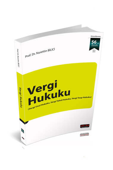 Savaş Yayınları 2024 Vergi Hukuku 56.Baskı (Prof. Dr. Nurettin Bilici) - 1