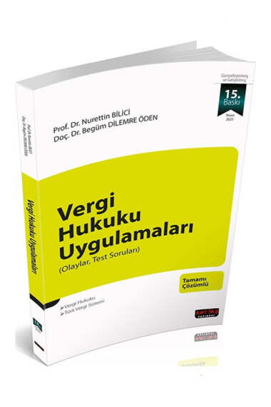 Savaş Yayınları Vergi Hukuku Uygulamaları 15.Baskı - 1