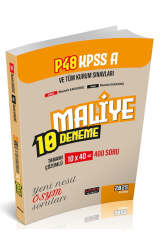 Savaş Yayınları 2025 P48 KPSS-A Grubu Maliye 10 Deneme - Savaş Yayınevi