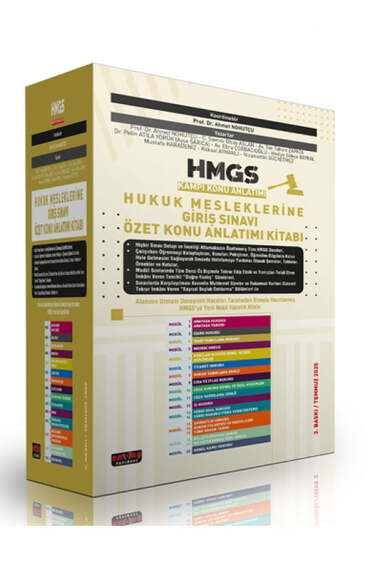 Savaş Yayınları 2025 HMGS Kampı Hukuk Mesleklerine Giriş Sınavı Özet Konu Anlatım Kitabı (Temmuz 2025) - 1