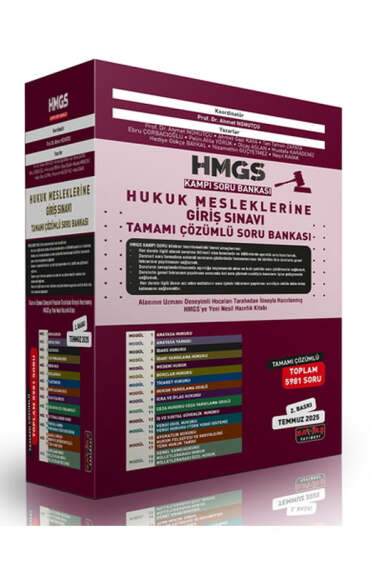 Savaş Yayınları 2025 HMGS Kampı Soru Bankası Seti (Temmuz 2025) - 1