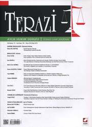 Seçkin Yayıncılık Terazi Aylık Hukuk Dergisi Sayı:104 Nisan 2015 - Seçkin Yayıncılık