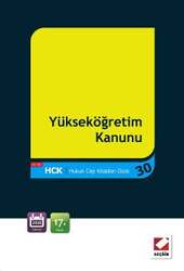 Seçkin Yayıncılık Yükseköğretim Kanunu - Seçkin Yayıncılık