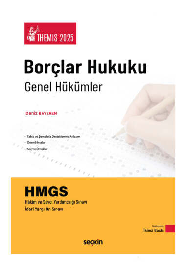 Seçkin Yayınları 2025 Themis Borçlar Hukuku Genel Hükümler Konu Kitabı - 1