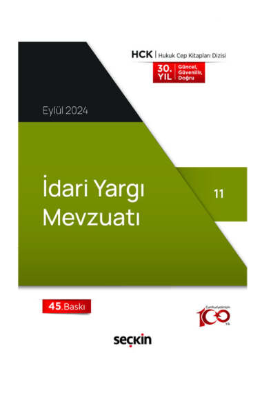 Seçkin Yayıncılık İdari Yargı Mevzuatı (Cep Kitabı) - 1