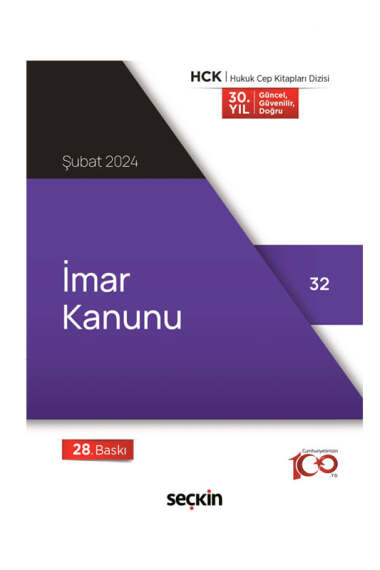 Seçkin Yayıncılık İmar Kanunu (Cep Kitabı) - 1